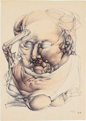 Зиновьева Тамара Александровна. Мужской портрет 